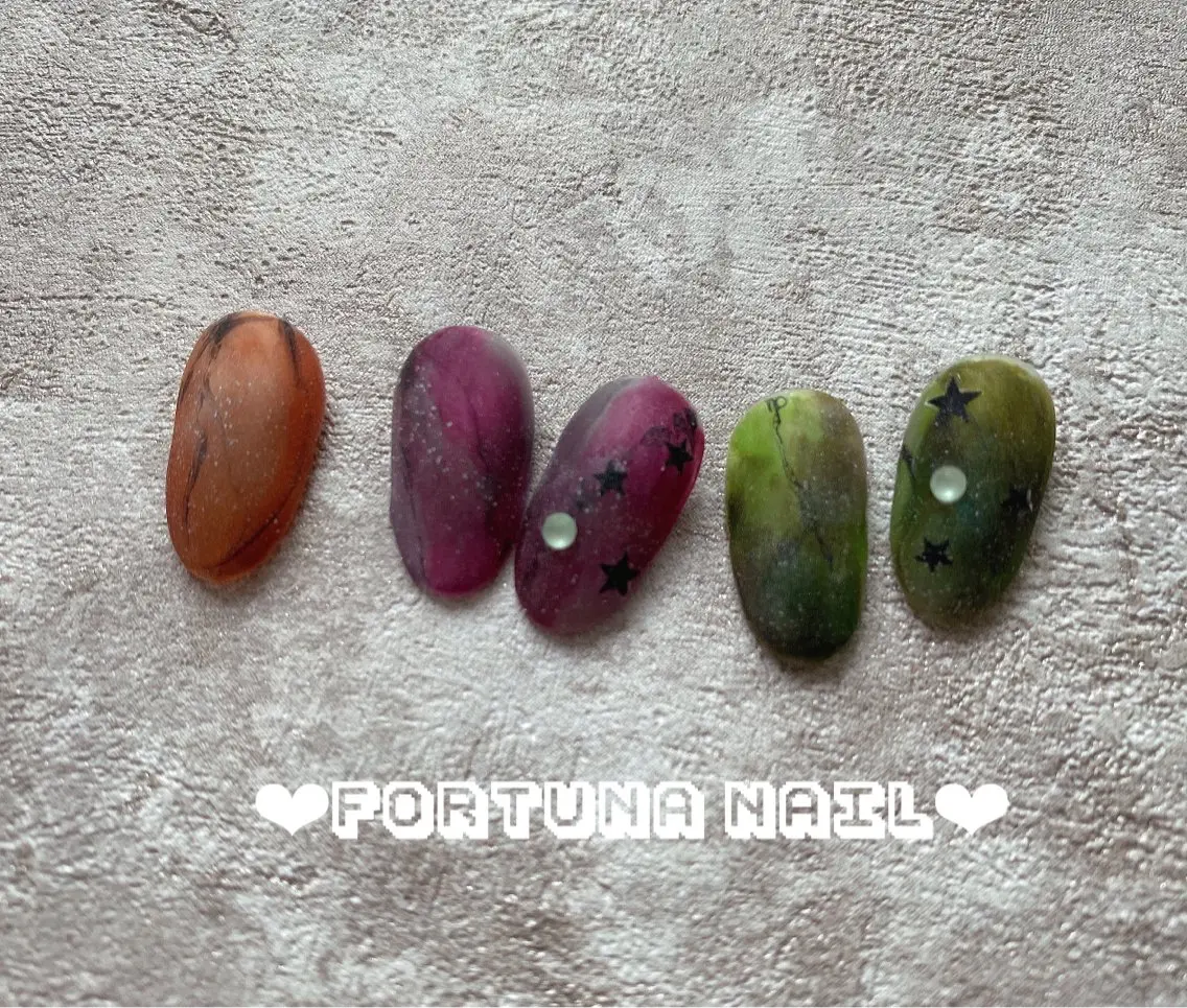 ネイル ハロウィン Nail •Head スパFortunaのネイルデザイン