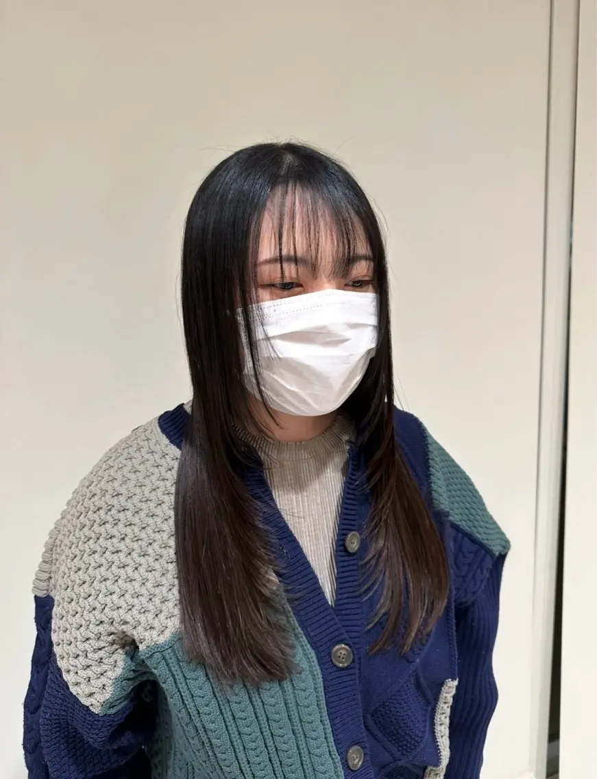 ロング レイヤーカット カット 御舩 青衣のヘアスタイル