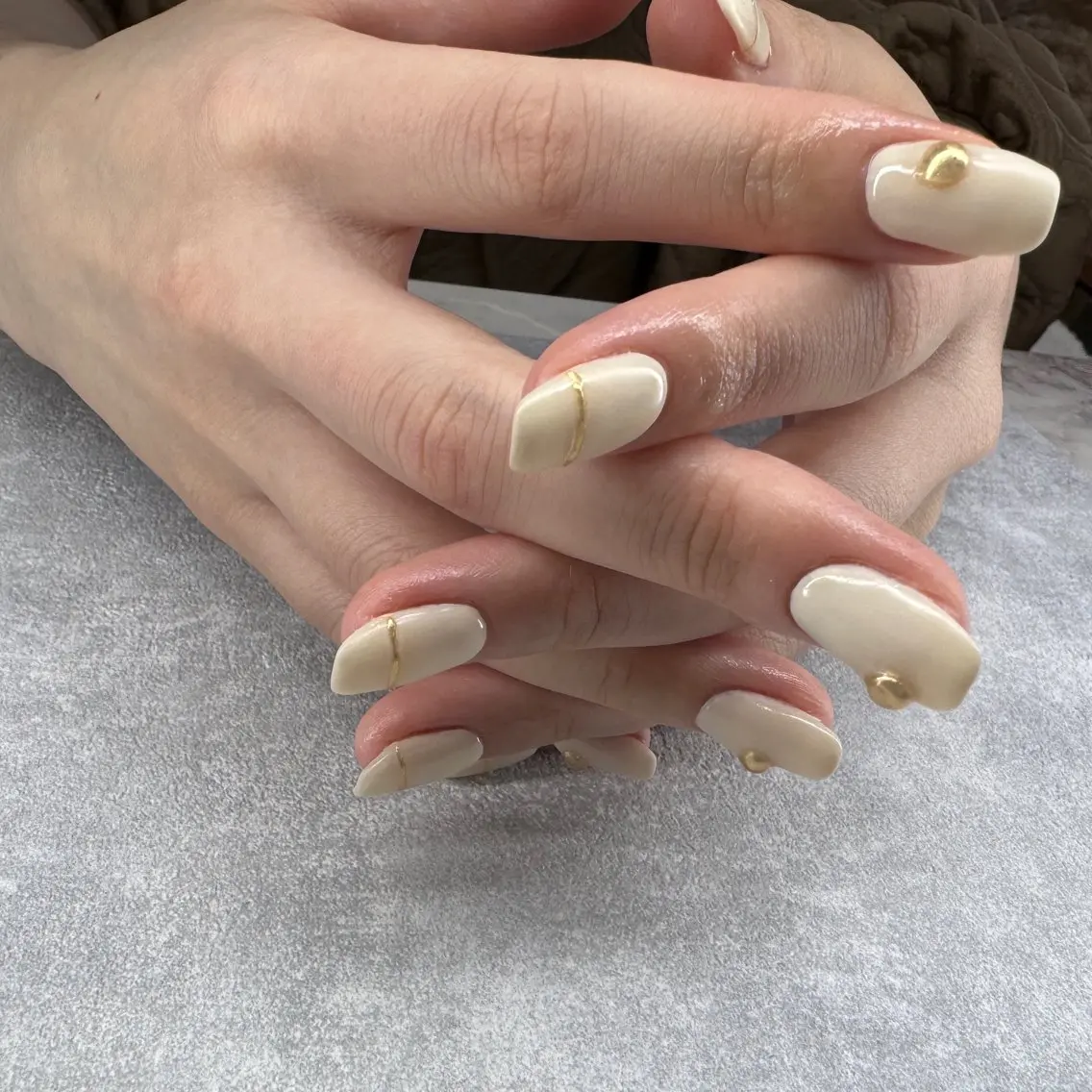 ネイル ハンドネイル pointillé .ayaのネイルデザイン