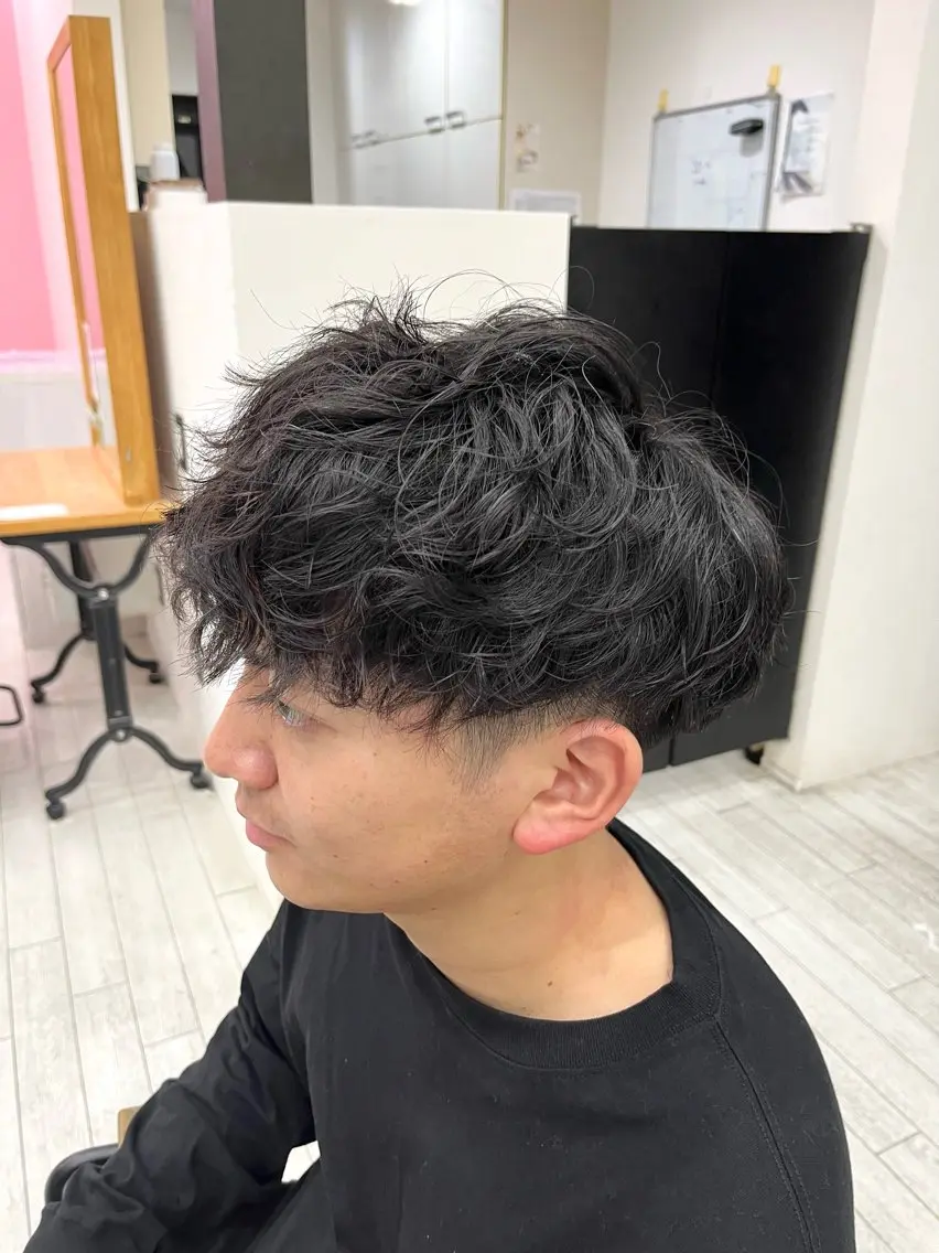 パーマ メンズ メンズパーマ スパイラルパーマ 南雲優佑 メンズ特化のヘアスタイル