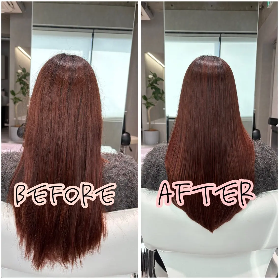 ロング 縮毛矯正 縮毛矯正のプロ✨️ 舩上 賢明のヘアスタイル