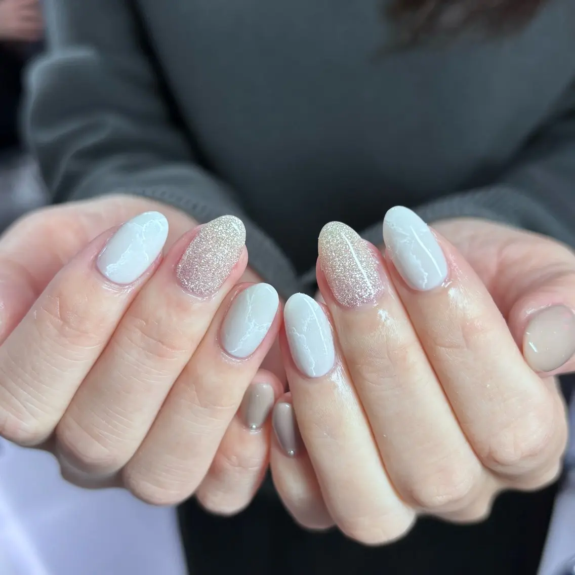 ネイル 大理石ネイル(マーブル) CLALA Makoのネイルデザイン