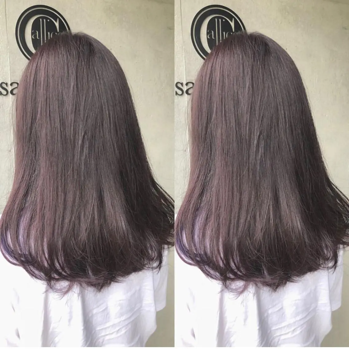 ロング カラー カット ヘアカラー トリートメント 荒木 依莉亜のヘアスタイル