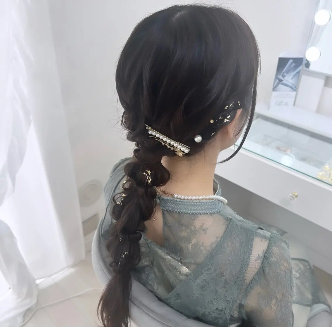ロング ヘアアレンジ 大羅 海比のヘアスタイル