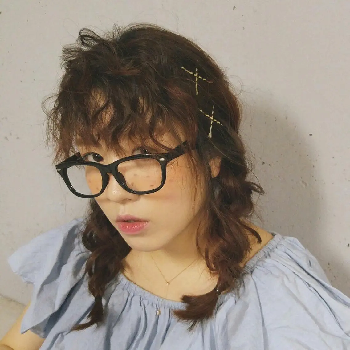 ヘアアレンジ セミロング SaKai Nozomiのヘアスタイル