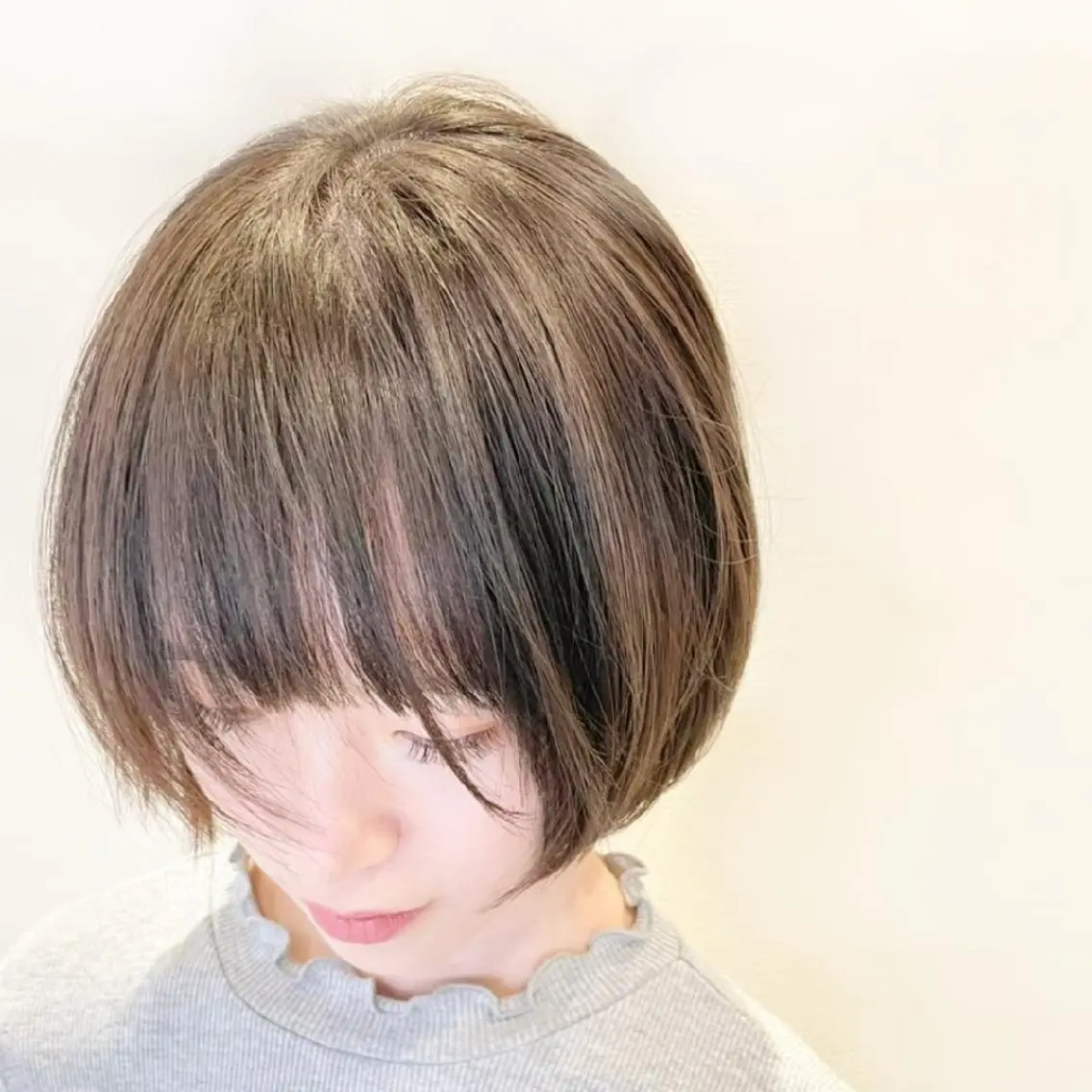 ショート カラー ヘアアレンジ かなざわ あかりのヘアスタイル