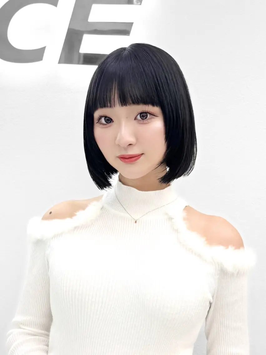 ショート カラー ヘアアレンジ カット ヘアカラー トリートメント ヘッドスパ ヘアセット 縮毛矯正🤍 盛れるボブ/ひかりのヘアスタイル