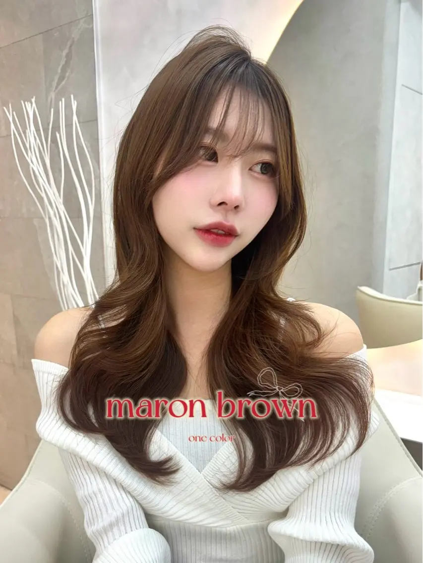 ロング カラー ヘアカラー トリートメント 💎ななか💎/大宮 艶カラー🪄のヘアスタイル
