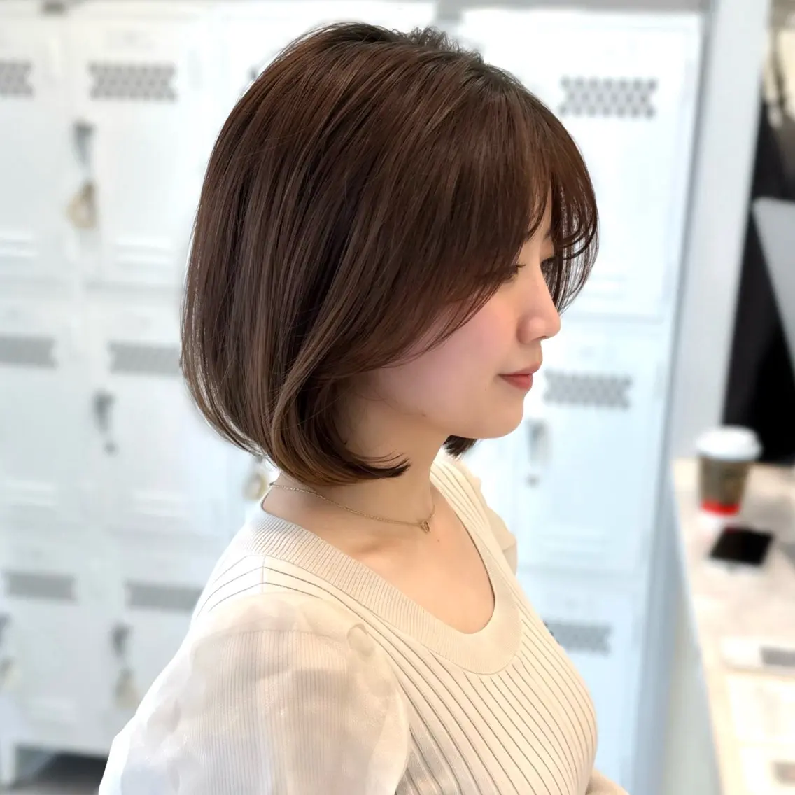 🩵カット+うる艶カラー+2step天使の艶トリートメント🪽🩵12900の写真