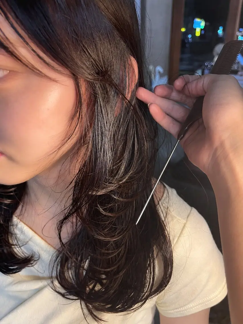 カラー ブラウンカラー くるみ/ カラーモデル募集中のヘアスタイル