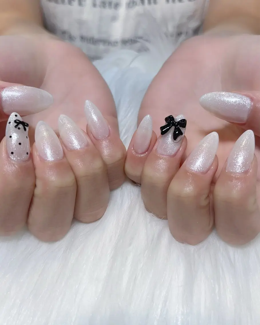 ネイル アートネイル ガーリー 韓国ネイル 持ち込み ワンホンネイル KOKONA 🎀のネイルデザイン