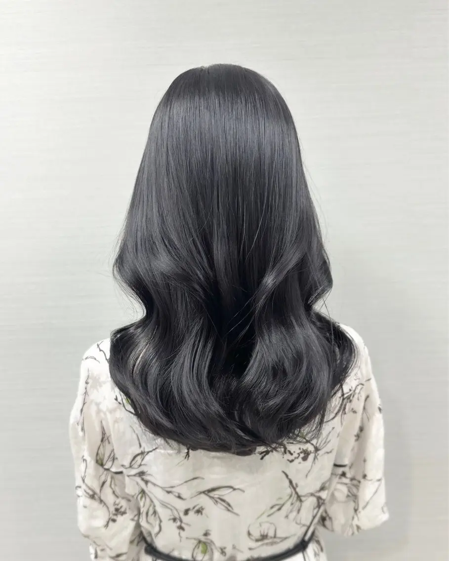 ミディアム カラー 韓国ヘア 店長NEGIのヘアスタイル