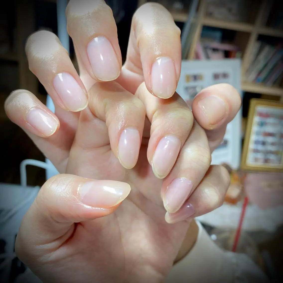 ネイル クリアネイル Temptation mainailのネイルデザイン