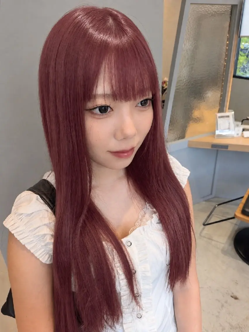 ロング ヘアカラー 古屋 美春のヘアスタイル