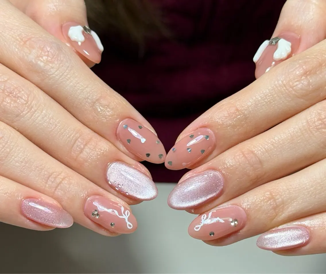 ネイル ハンドネイル ハンドケア 🍑 momo_nailのネイルデザイン