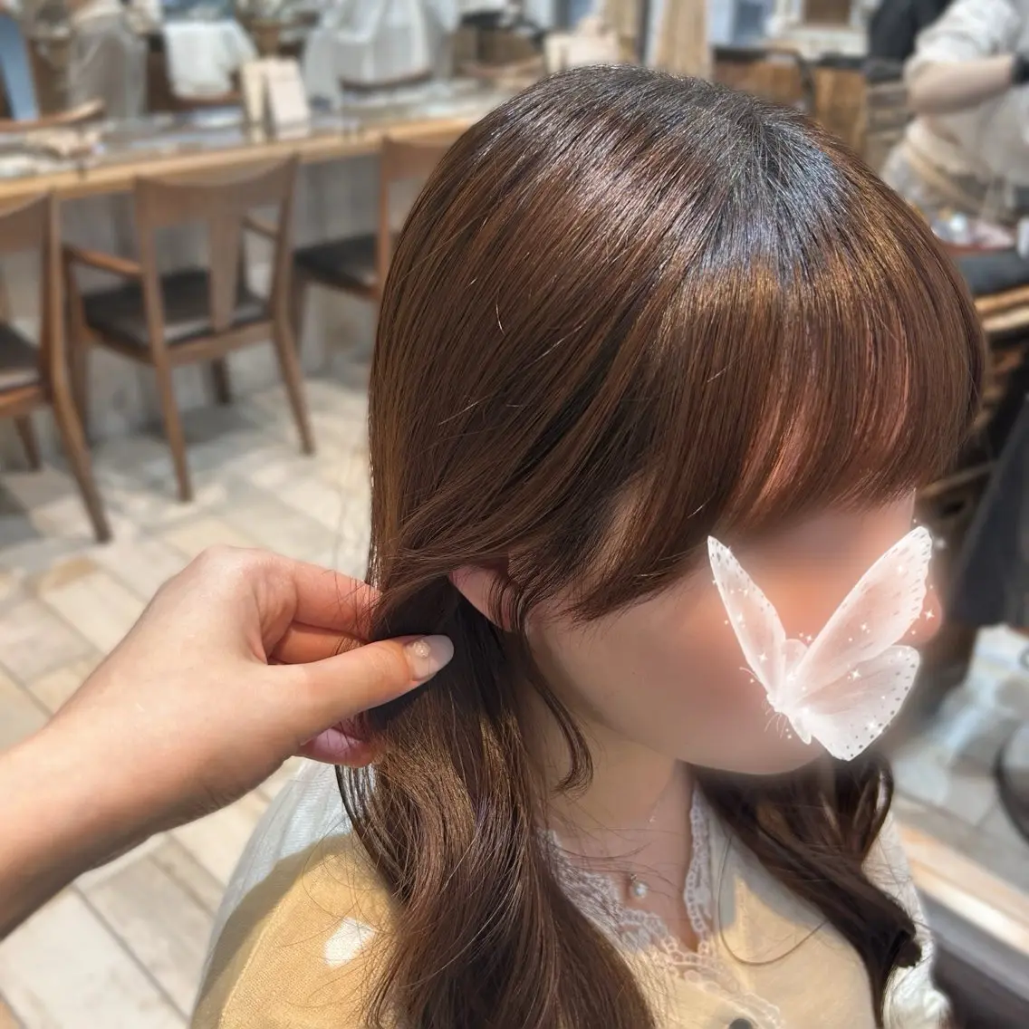 ロング カット ヘアセット Rion🎀/渋谷 /ブリーチなしカラーのヘアスタイル