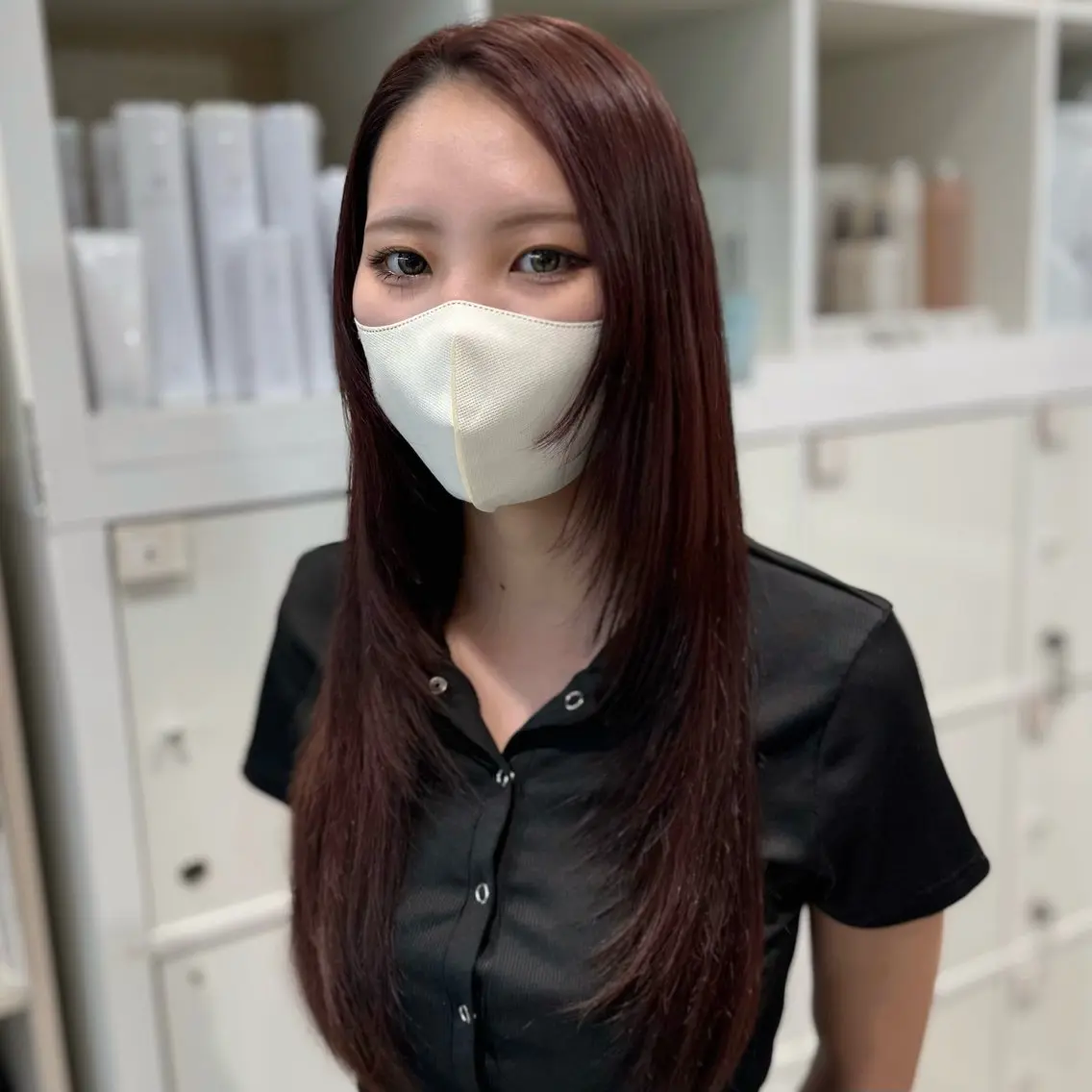 ロング カラー カット ヘアカラー トリートメント 田島拓海 ボブカットのヘアスタイル