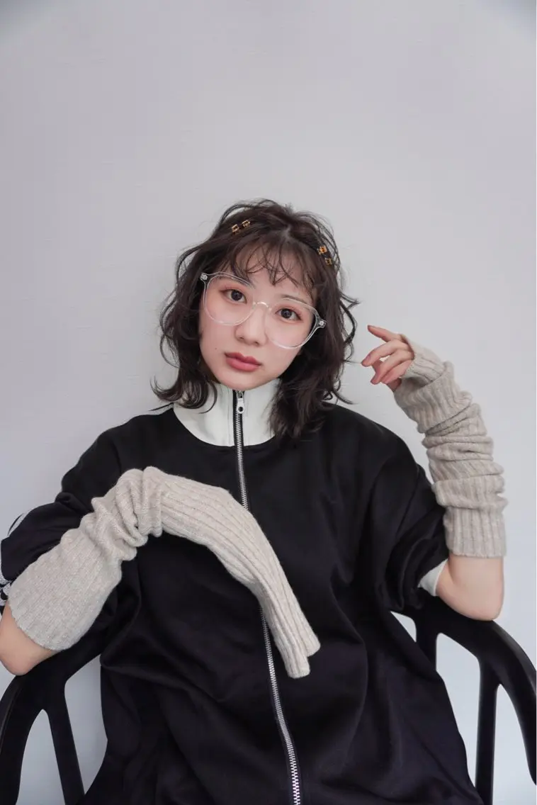 ミディアム カラー ミディアムパーマ ベージュカラー ブリーチ ブリーチなしカラー 福岡ヘアセット/ 髪質改善/ayaneのヘアスタイル