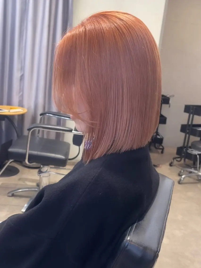 ショート カラー カット ヘアカラー トリートメント YUSUKE レイヤーカットカラーのヘアスタイル
