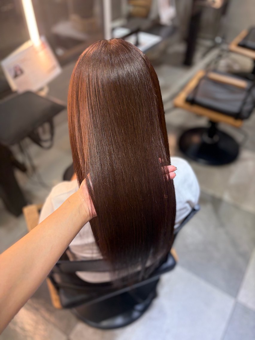 ロング ヘアカラー wakaba 透明感カラーのヘアスタイル