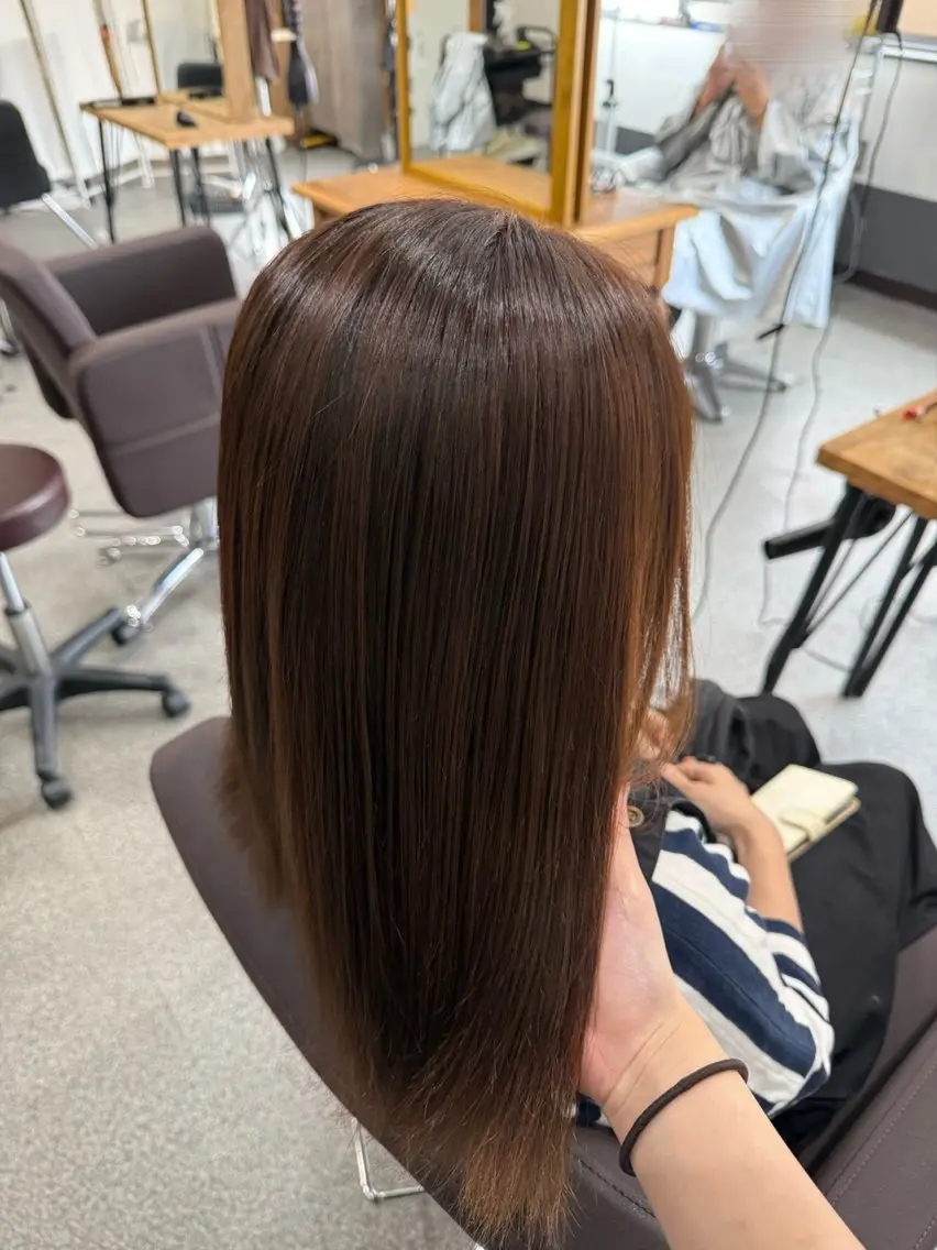 カラー ピンクカラー 望月 憂嘉のヘアスタイル