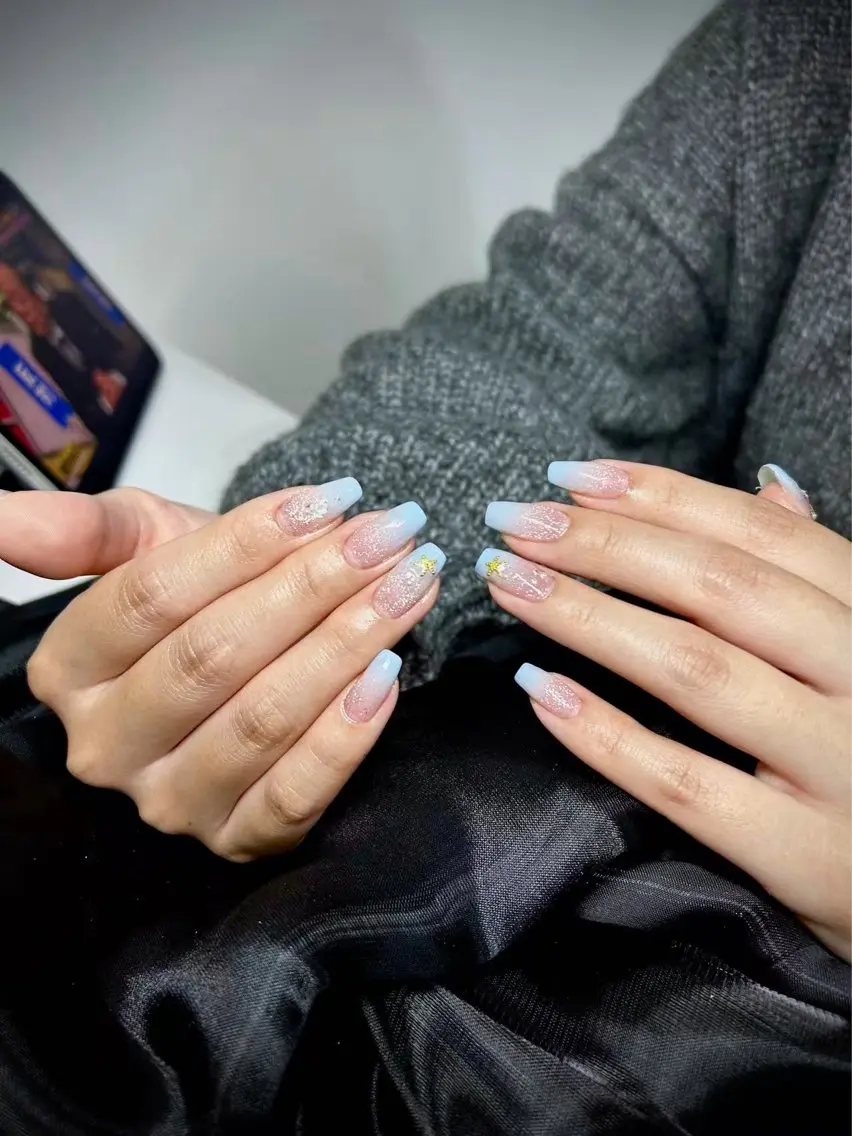 ネイル スカルプネイル シンプルネイル Lu nailsalonのネイルデザイン