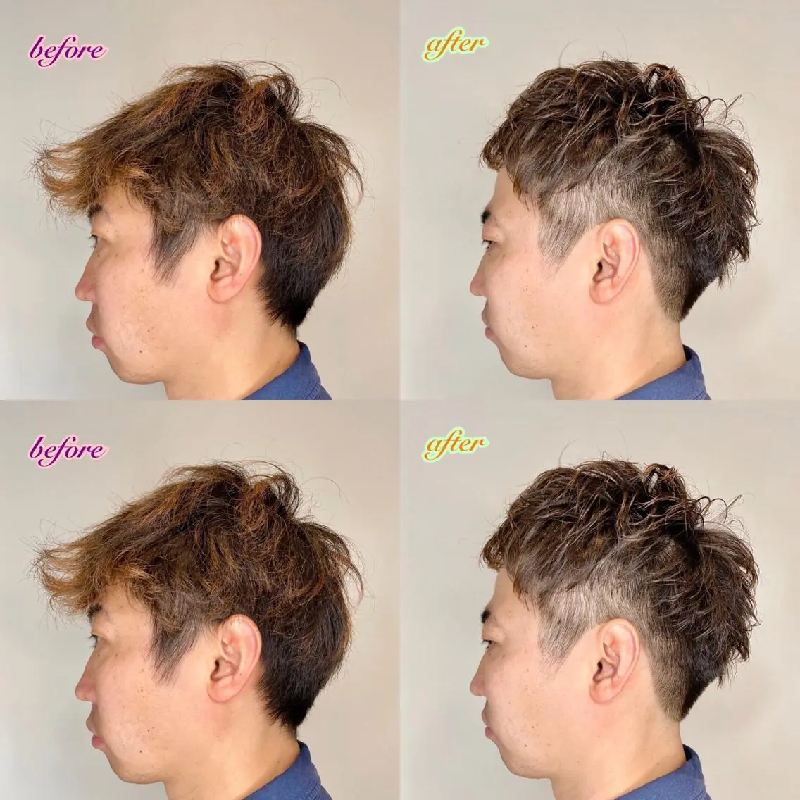 ショート パーマ メンズ メンズパーマ カット トリートメント KEN KENのヘアスタイル
