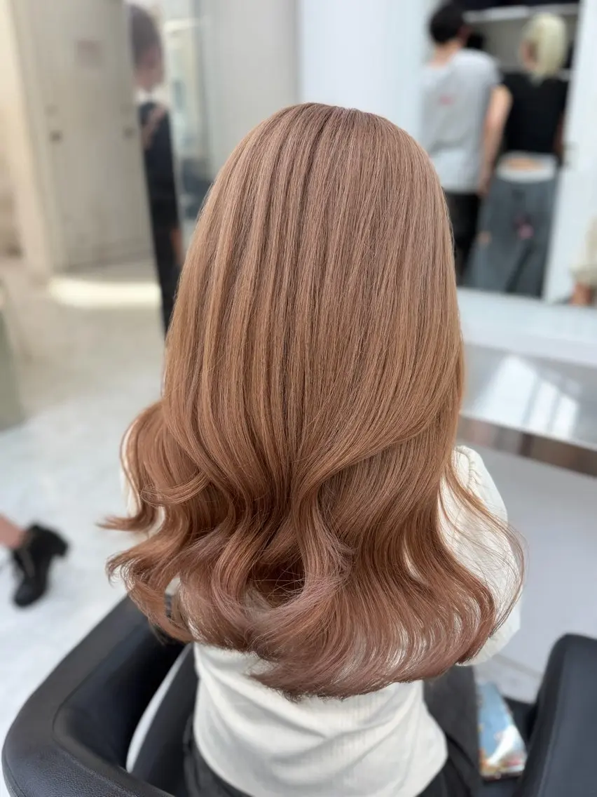 ロング カラー ヘアアレンジ ヘアカラー トリートメント ヘアセット 透明感カラー🎀艶髪 Anju/渋谷🎀のヘアスタイル
