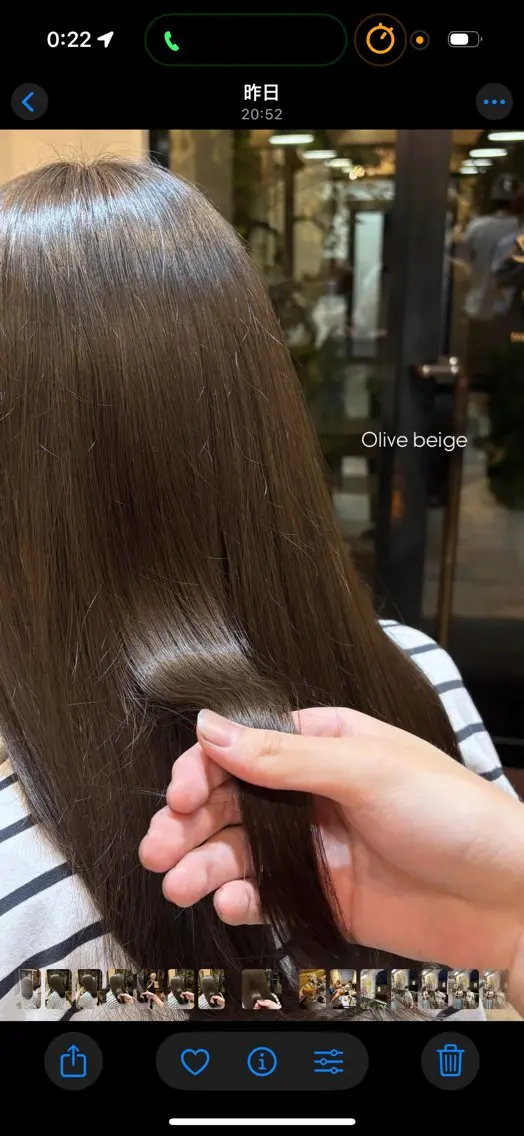 カラー オリーブカラー 工藤 暖 /縮毛矯正のヘアスタイル
