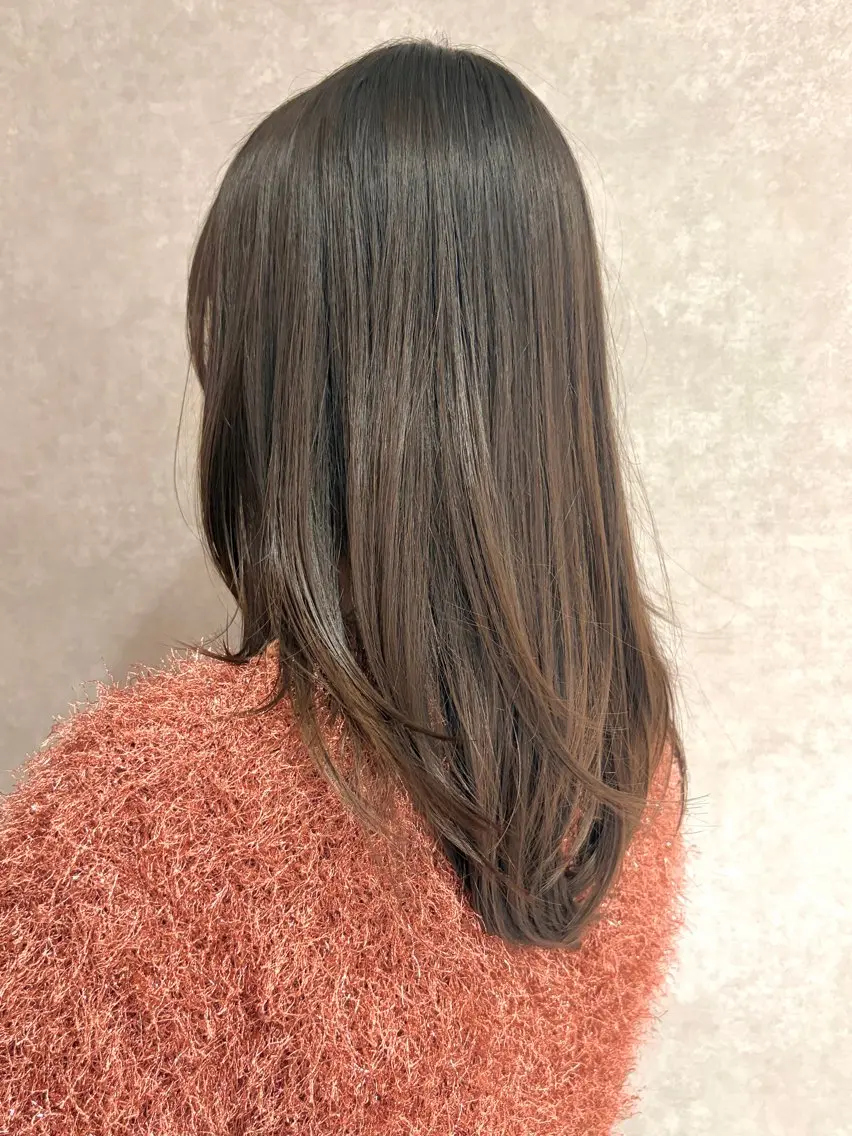 セミロング 髪質改善 カット ヘアカラー 🕊髪質改善 ・顔周り特化🕊まいのヘアスタイル