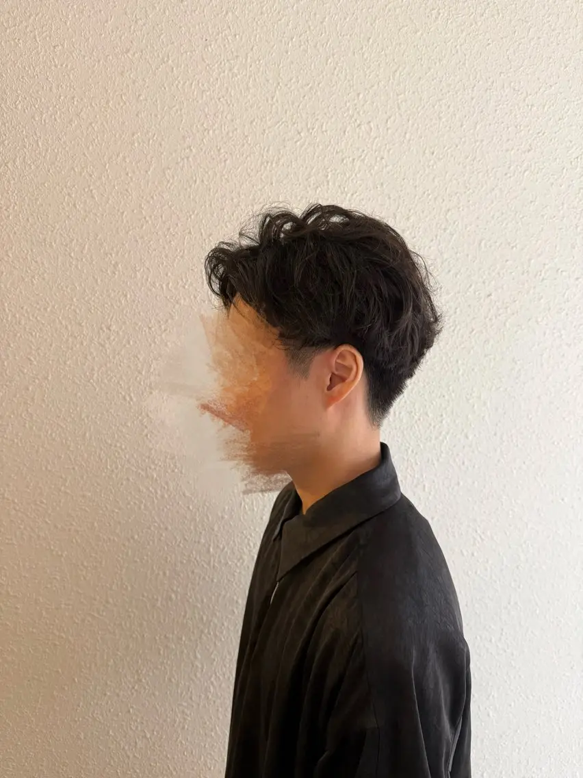 パーマ メンズ メンズパーマ パーマ 津江 唯花のヘアスタイル