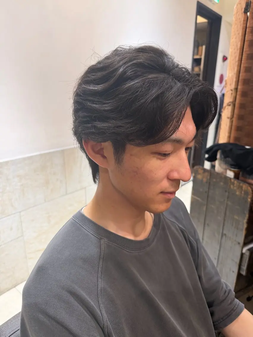 パーマ メンズ メンズパーマ 髙橋遥 /レディースカットのヘアスタイル