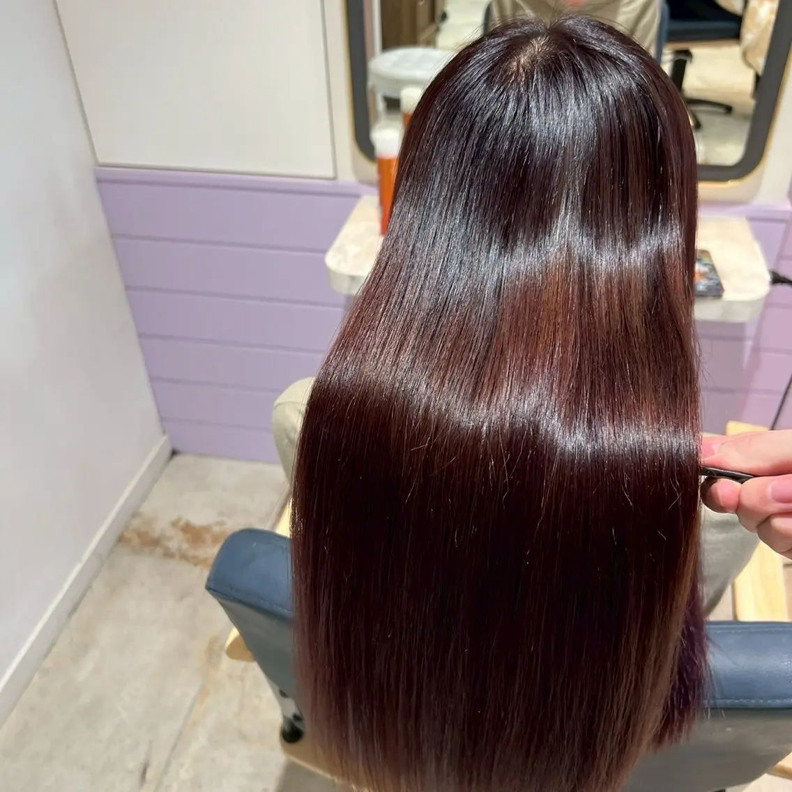 ロング 松永 瑠奈のヘアスタイル