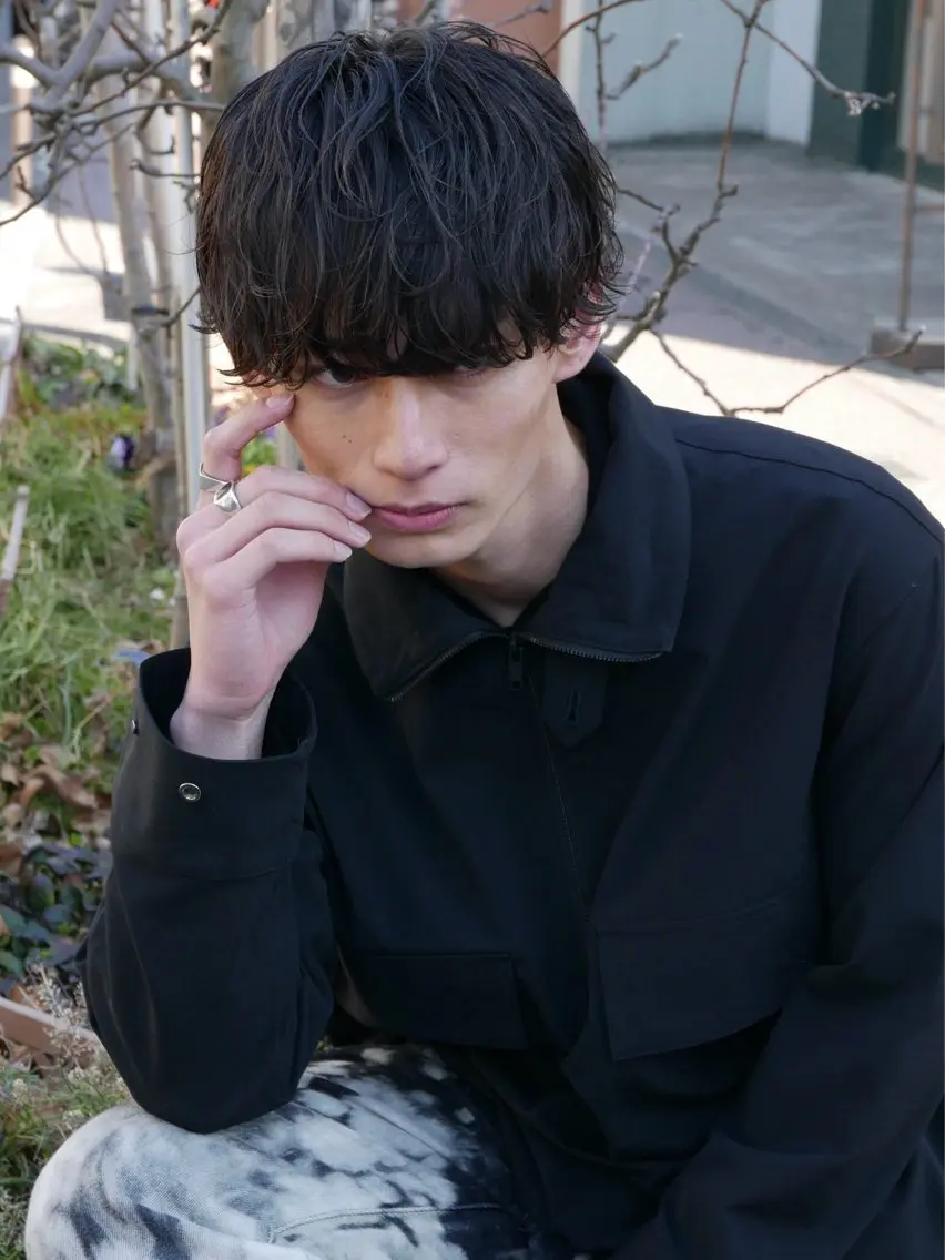 パーマ メンズ カット パーマ 後藤 拓未 fifth栄のヘアスタイル