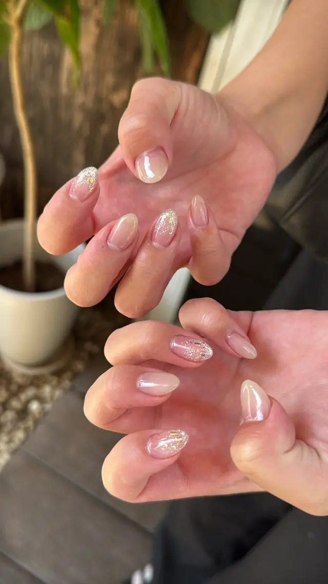 ネイル フラッシュネイル フラッシュマグ フットネイル フレンチネイル 韓国ネイル ハンドネイル SAKU nail 作島茜のネイルデザイン