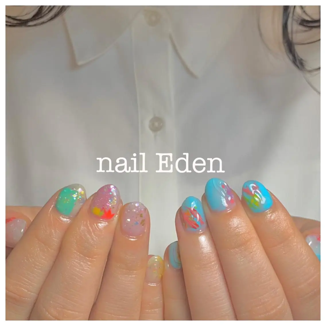 ネイル 持ち込み Eden ♾️のネイルデザイン