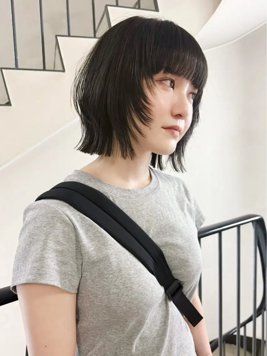 カット+髪質改善ケアカラー+選べるTR※補足説明をご確認の上、ご予約ください。の写真