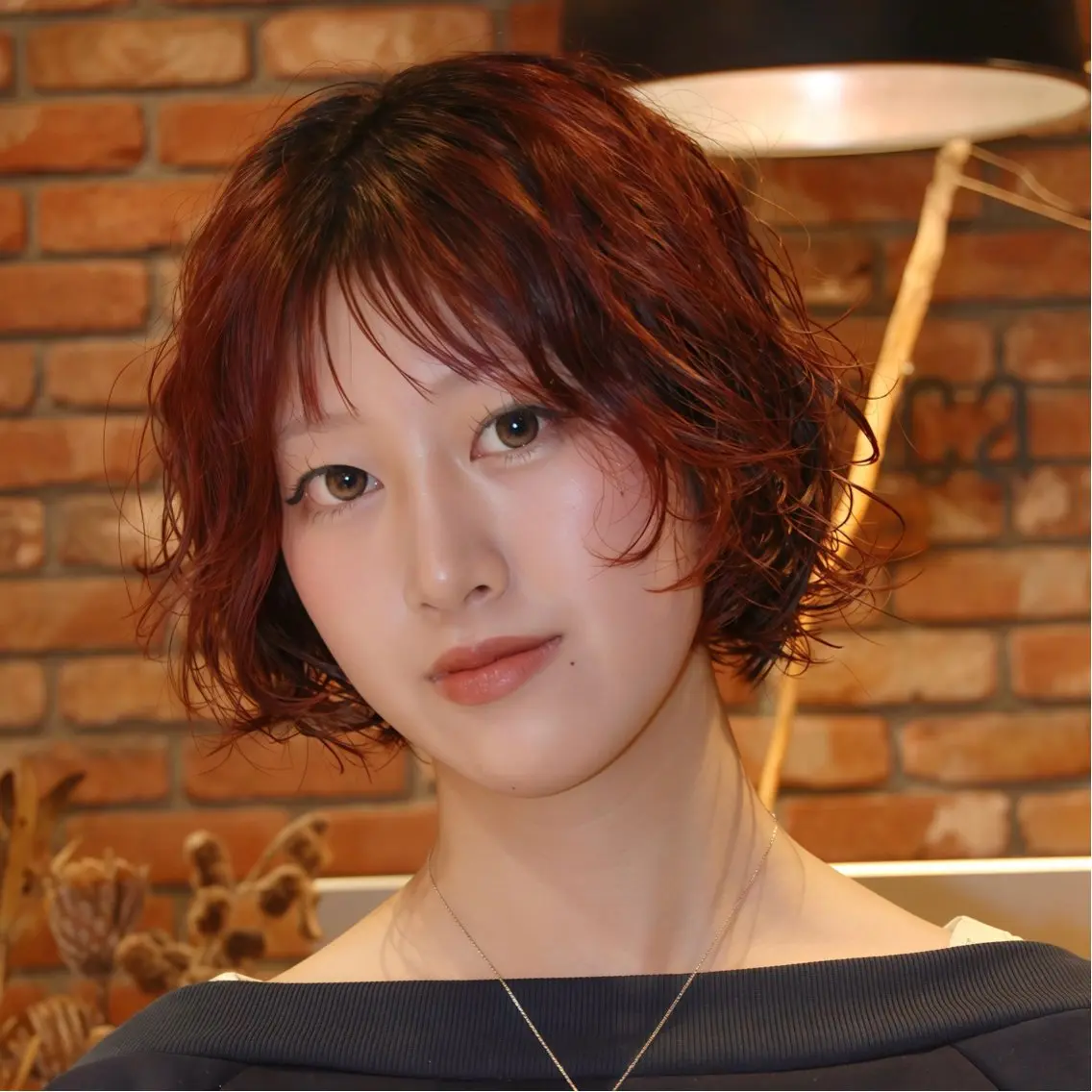 ショート カラー パーマ カット ヘアカラー デジタルパーマ🌀レ イヤー🍃かんたまるのヘアスタイル