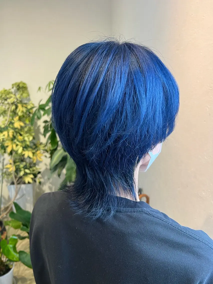 ミディアム 福島 滉希のヘアスタイル