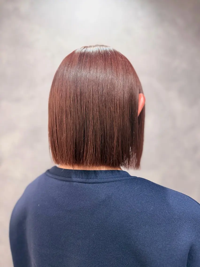 ショート ヘアカラー トリートメント 加賀文乃/ハイトーン /艶カラー/派手髪のヘアスタイル