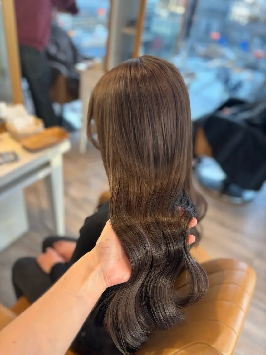 ロング カラー カット ヘアカラー トリートメント yui🥀/ボブ /ブリーチなしカラーのヘアスタイル