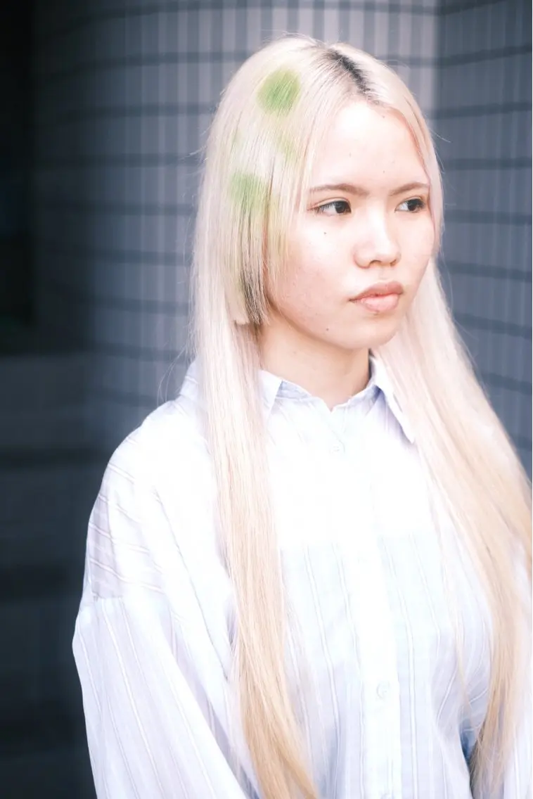ロング カラー ヘアアレンジ ヘアカラー トリートメント 個性爆弾💣 ダブルカラー/ゆかのヘアスタイル