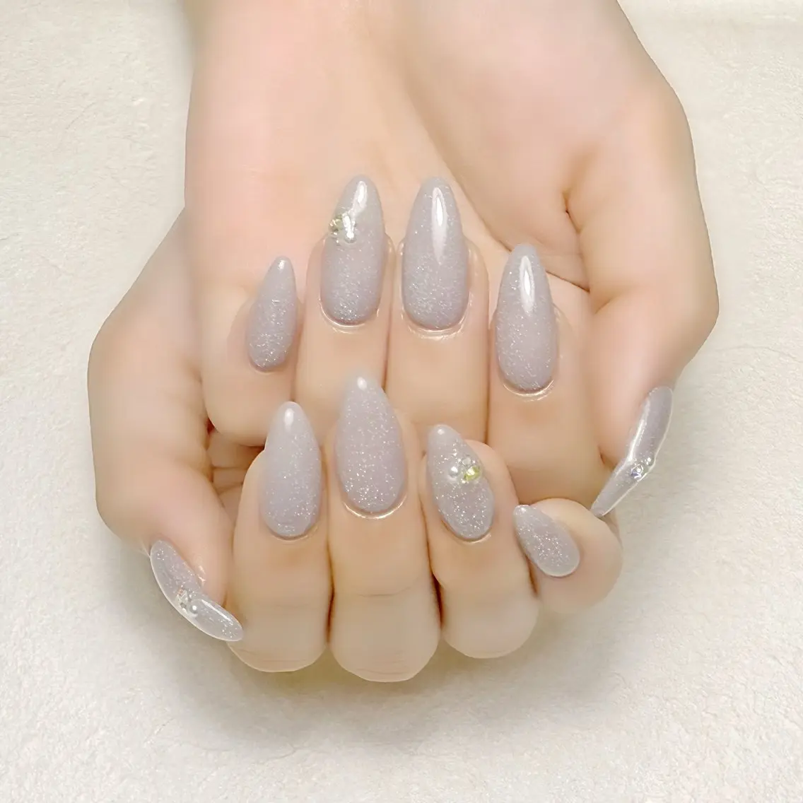 ネイル フラッシュネイル 冬ネイル rouse nail RISATOのネイルデザイン