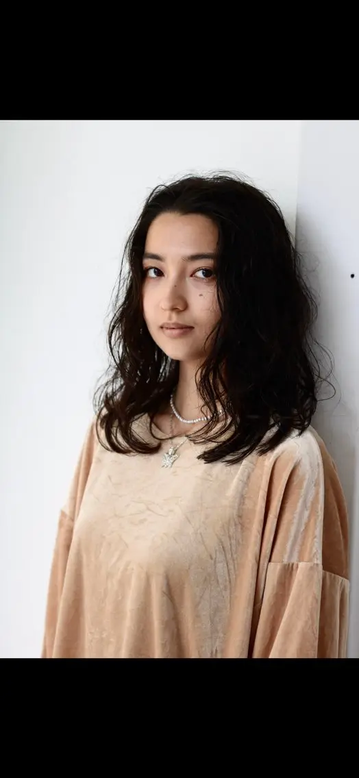 ミディアム カット パーマ hirose hitomiのヘアスタイル