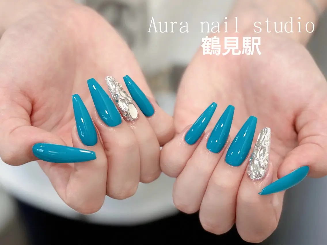 ネイル ハンドネイル AURA NAIL 🌟鶴見店のネイルデザイン