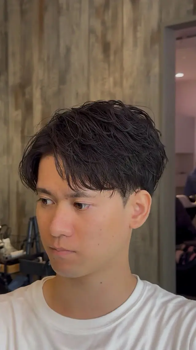 カット+スパイラルパーマの写真