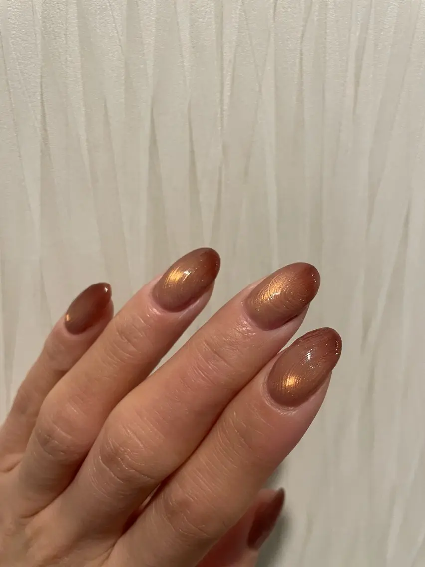 ネイル アートネイル グラデーション マグネットネイル ハンドネイル RISA joie nailのネイルデザイン