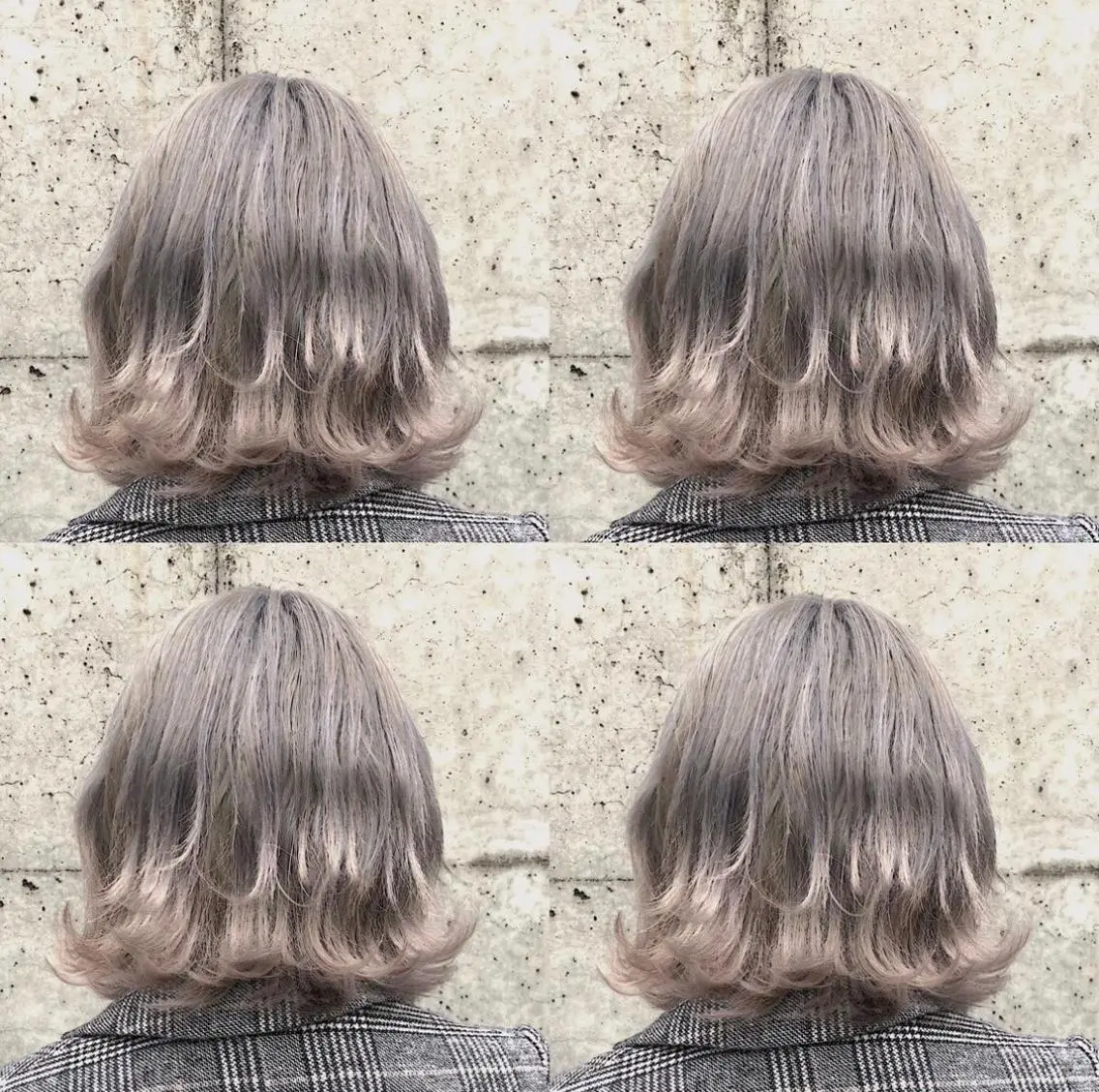 ショート カラー ヘアアレンジ シルバー ボブ 外ハネヘア メンズスタイル ly本厚木のヘアスタイル