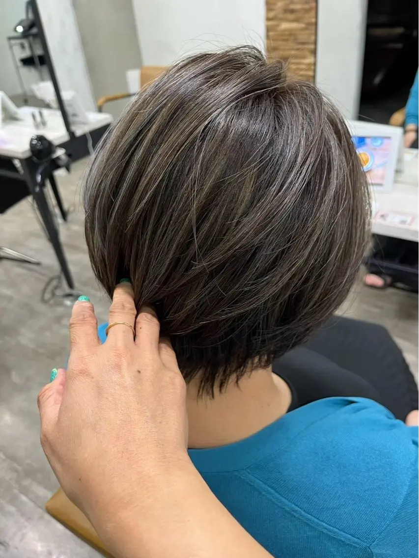 ショート 💝ダブルカラー/ヘ アアレンジ💝みさきのヘアスタイル
