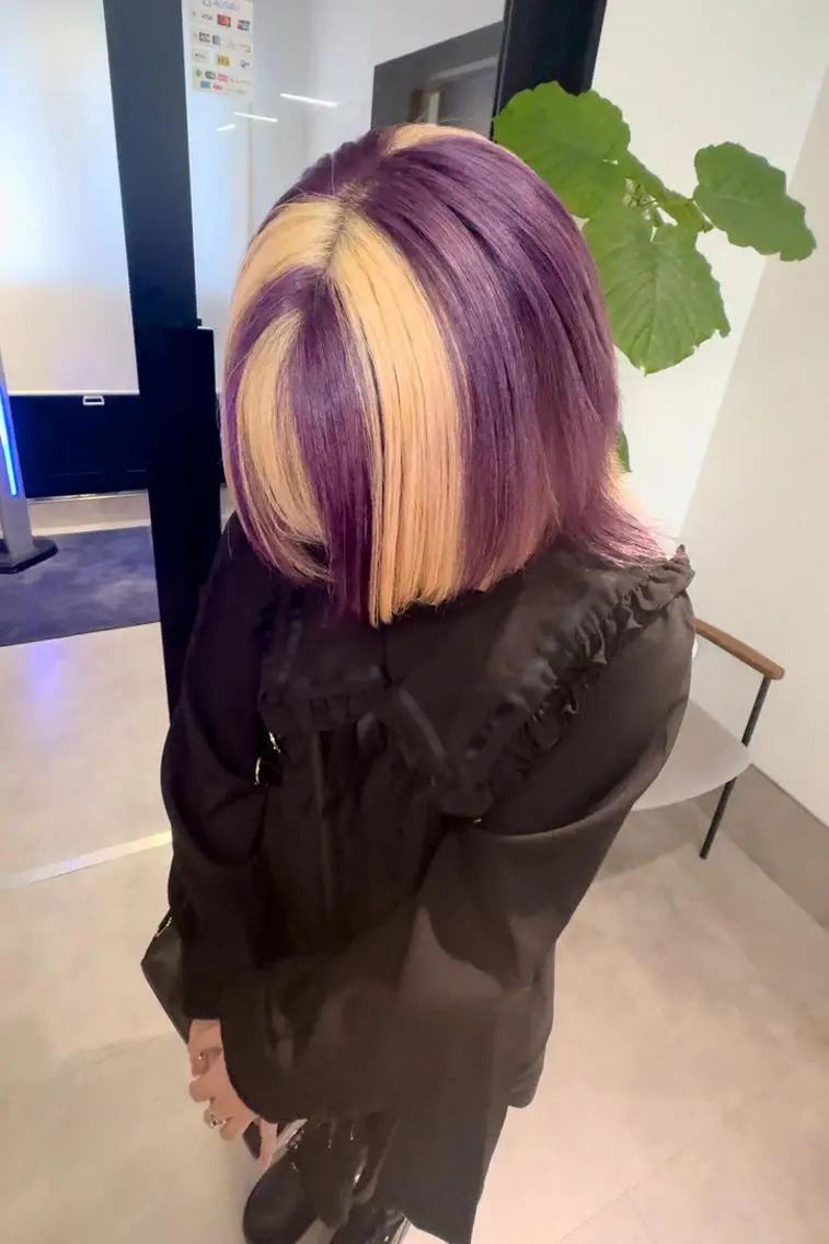 🎨チラッと個性！ポイントカラー＋ワンカラー✨ ¥6,000の写真
